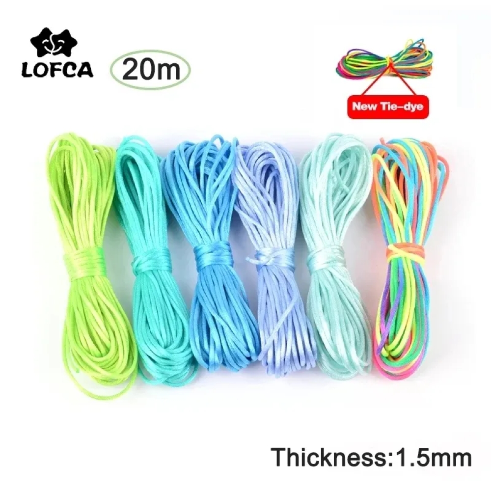 Knotting Cord Silk - Cordons en Nylon pour bricolage, 20