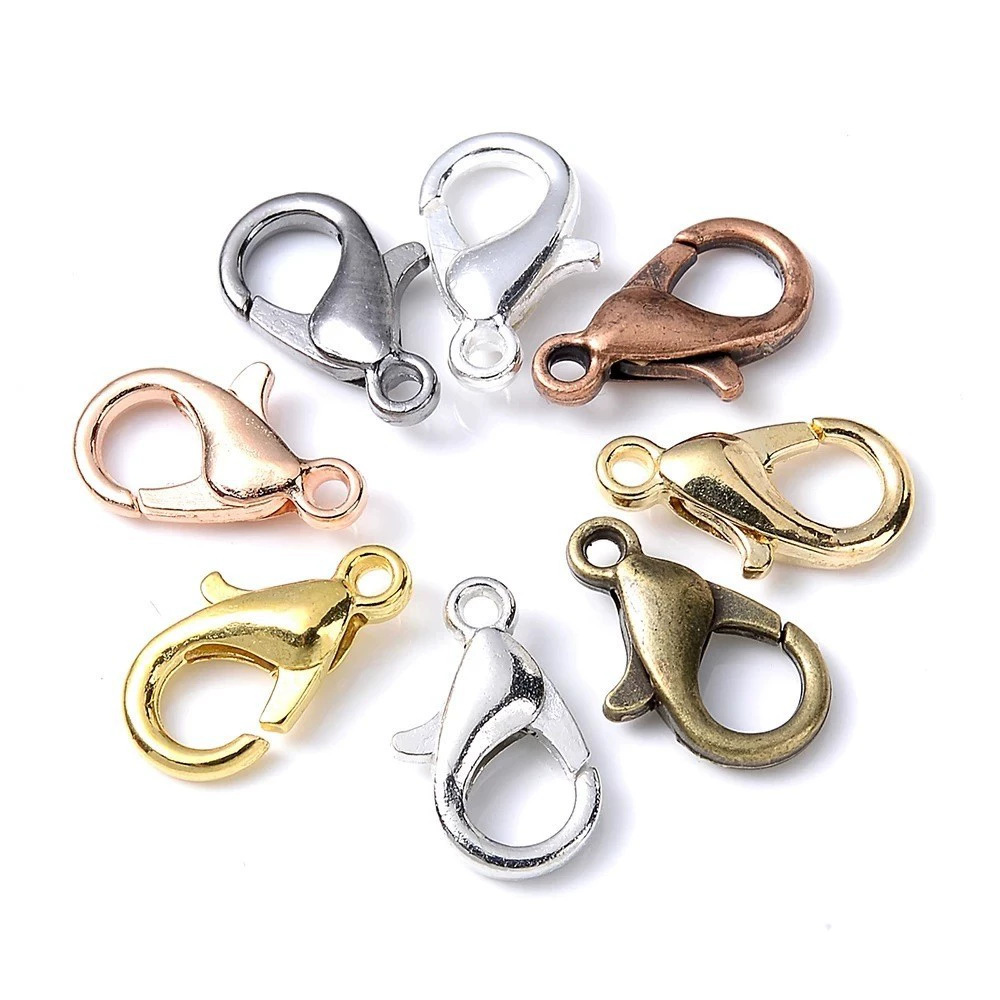 Jewelry Making Brass - 100 pièces de fermoirs mousquetons en