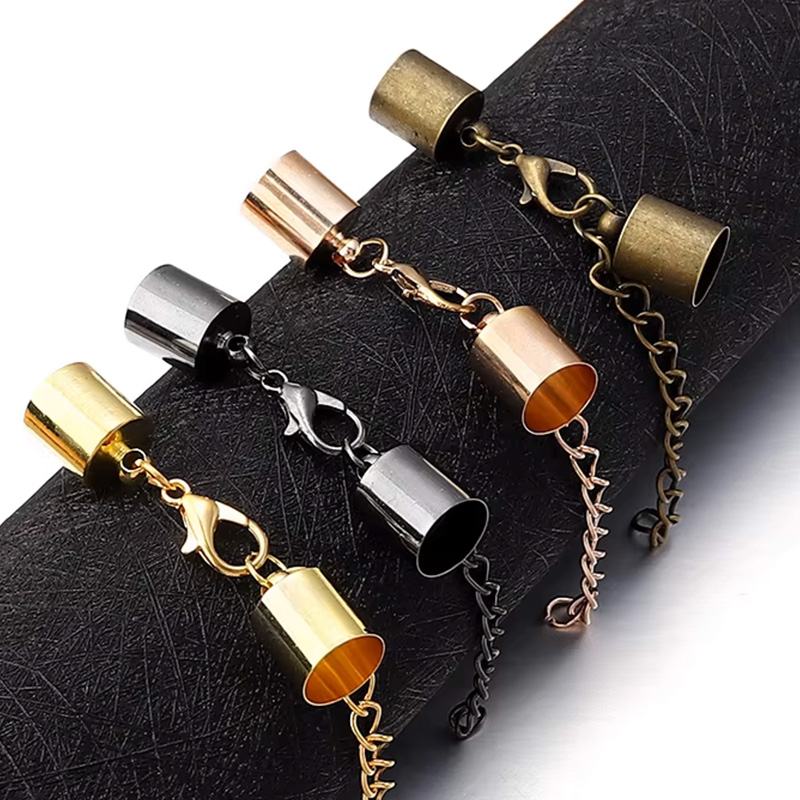 Jewelry Making Brass - 10 ensembles de capuchons d'extrémité de