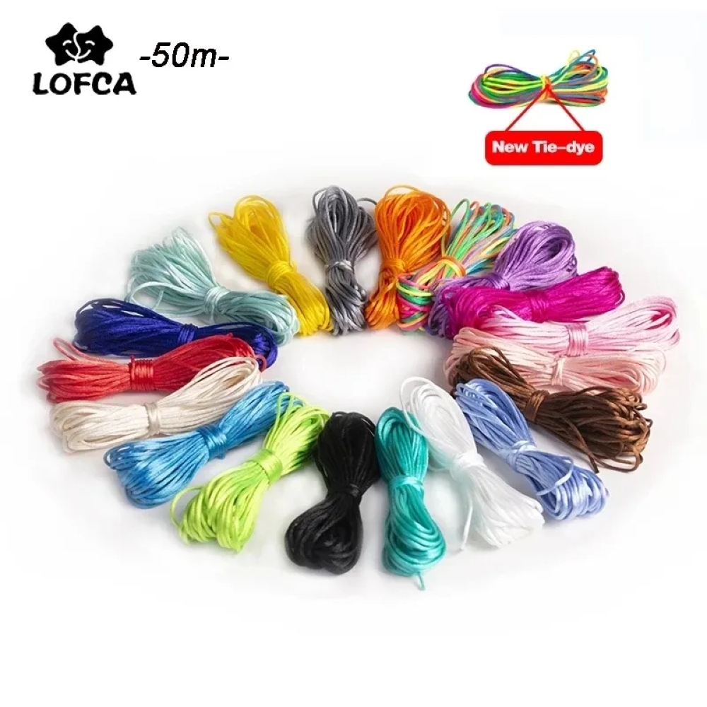 Knotting Cord Silk - 1.5mm attache-sucette chaîne bricolage cordons en