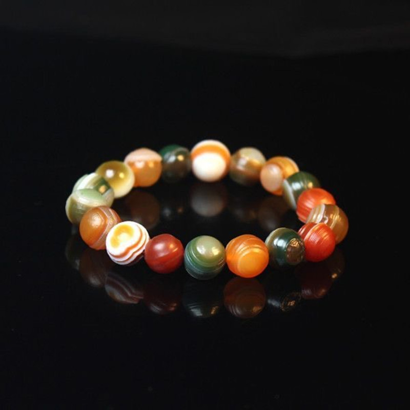 Knotting Cord Silk - Bracelet en fil coloré Alxa, pierre