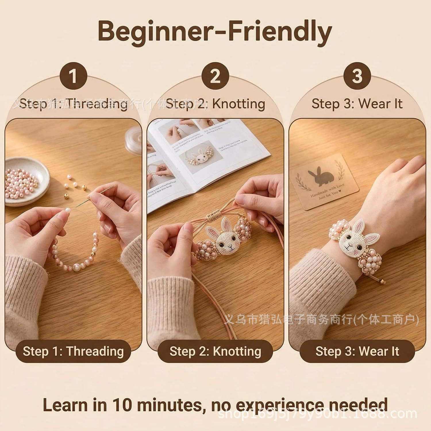 Jewelry Making For Beginners - Kit de fabrication de bracelet DIY