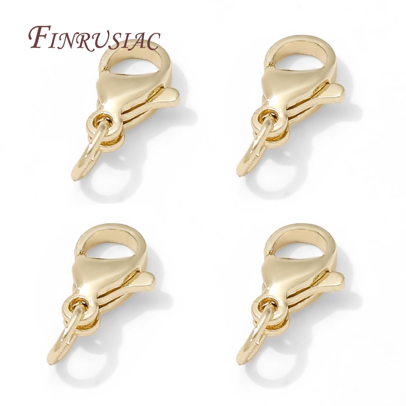 Jewelry Making Brass - Fermoirs à homard en acier inoxydable
