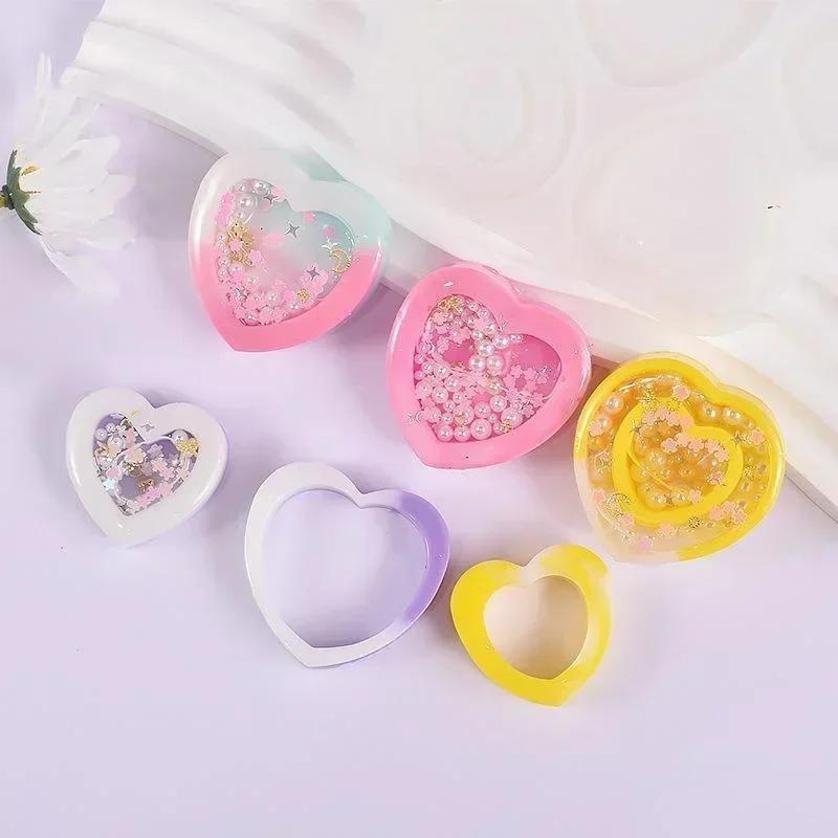 Jewelry Making Tools And Supplies - Résine Shaker Silicone moules bricolage coeur