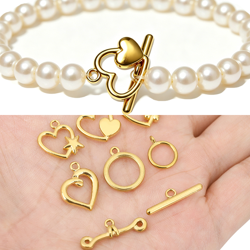 Jewelry Making Brass - 5 ensembles de fermoirs OT en