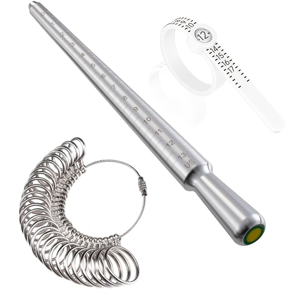 Jewelry Making For Beginners - Kit de mandrin de jauge d'anneau