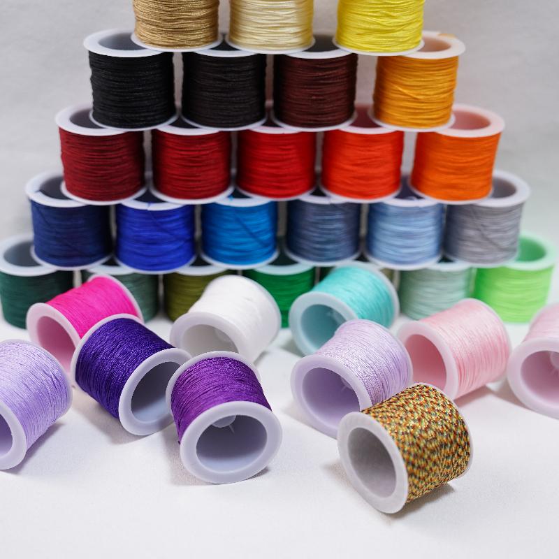 Knotting Cord Silk - Nouveau 50M 0.8mm artisanat cordon en