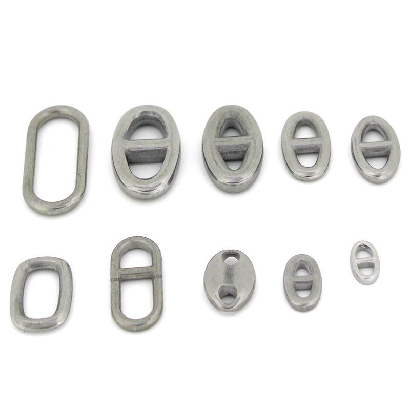 Jewelry Making Factory - Connecteur ovale à Double trou en