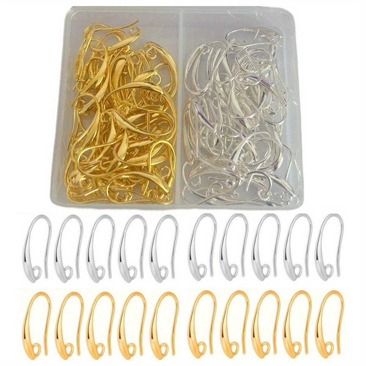Jewelry Making Earring Supplies - 1 Boîte de Nouveaux Composants pour