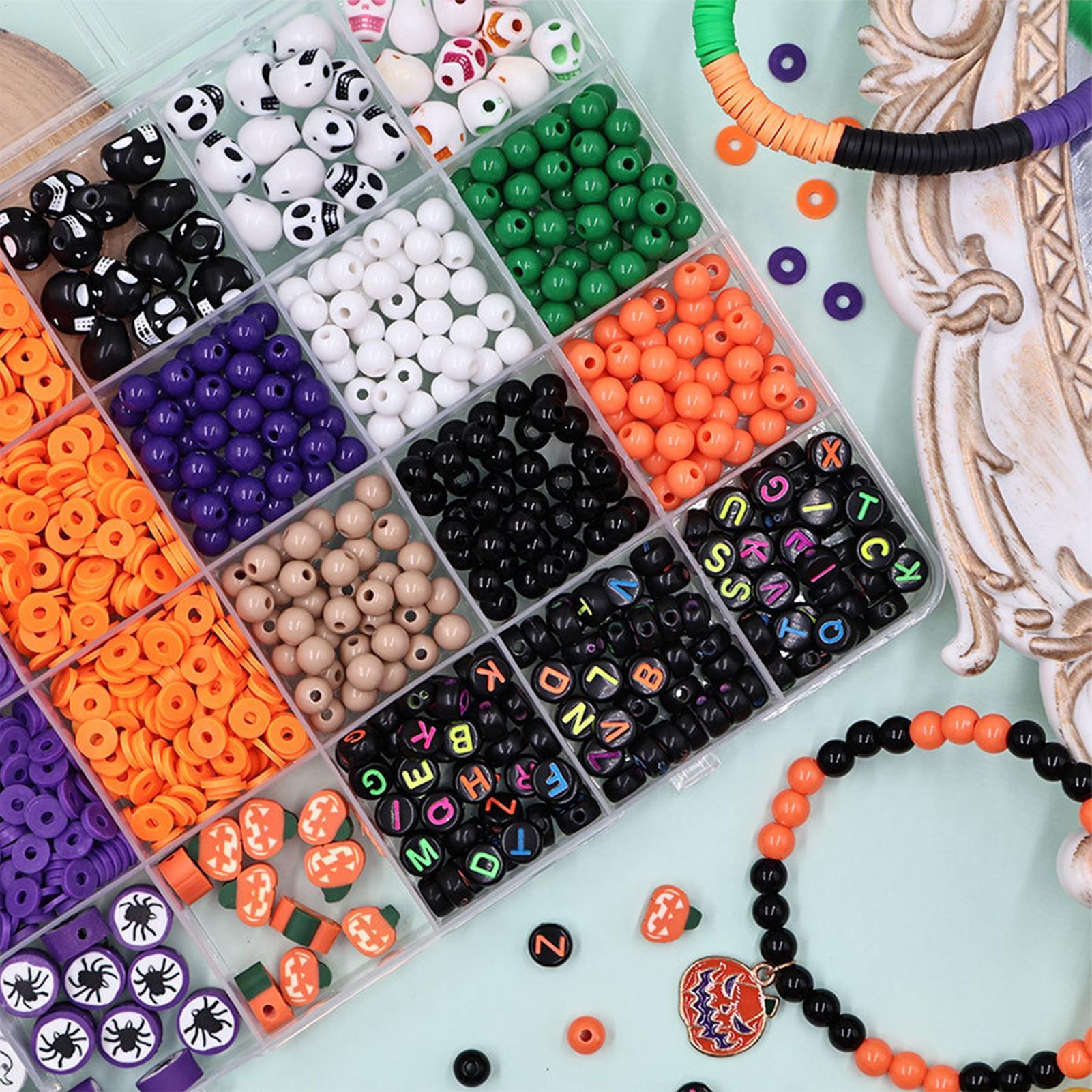 Jewelry Making For Beginners - Kit de fabrication de bracelets d'Halloween,