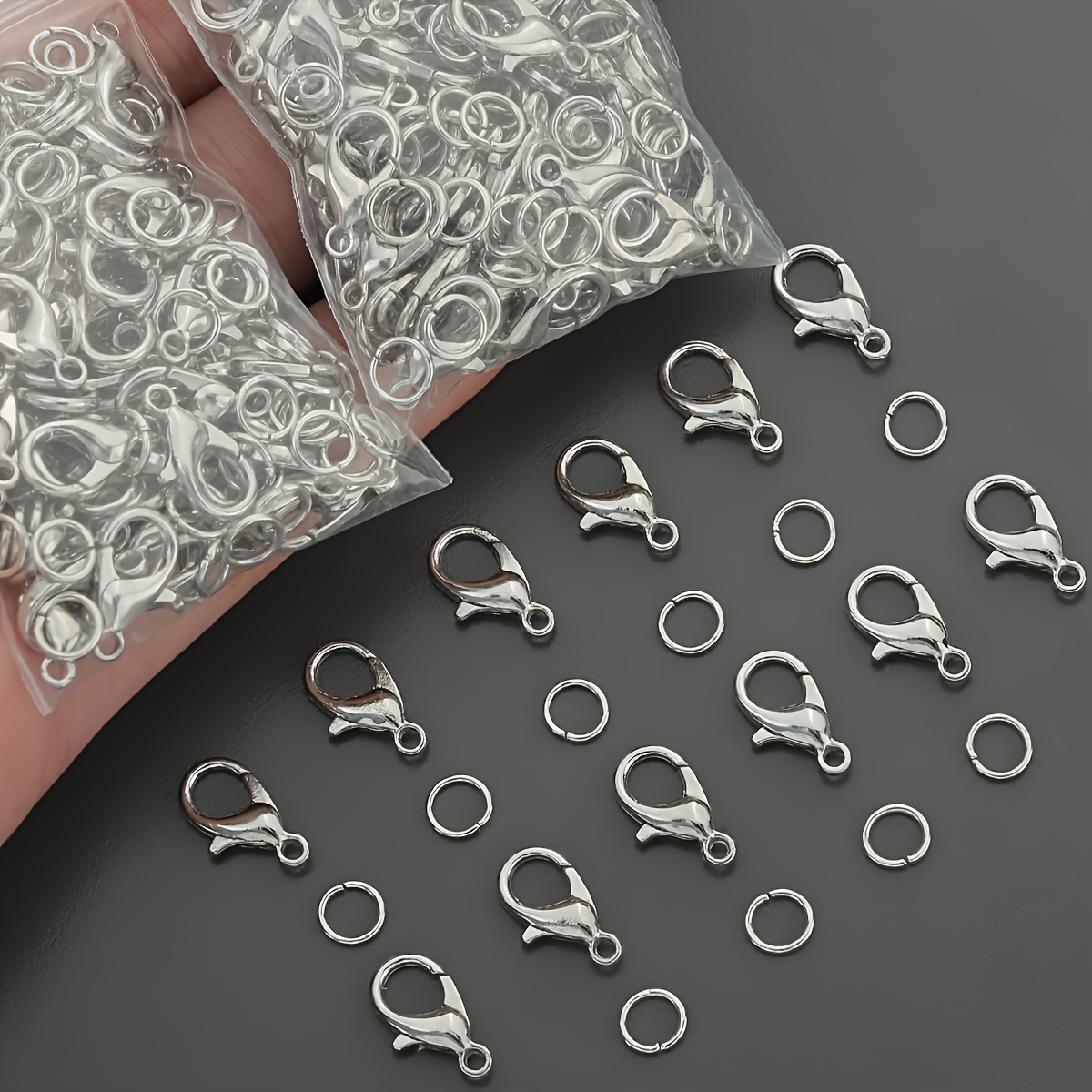 1/2/300 pièces Fermoirs mousqu - Jewelry Making Loops avis et prix