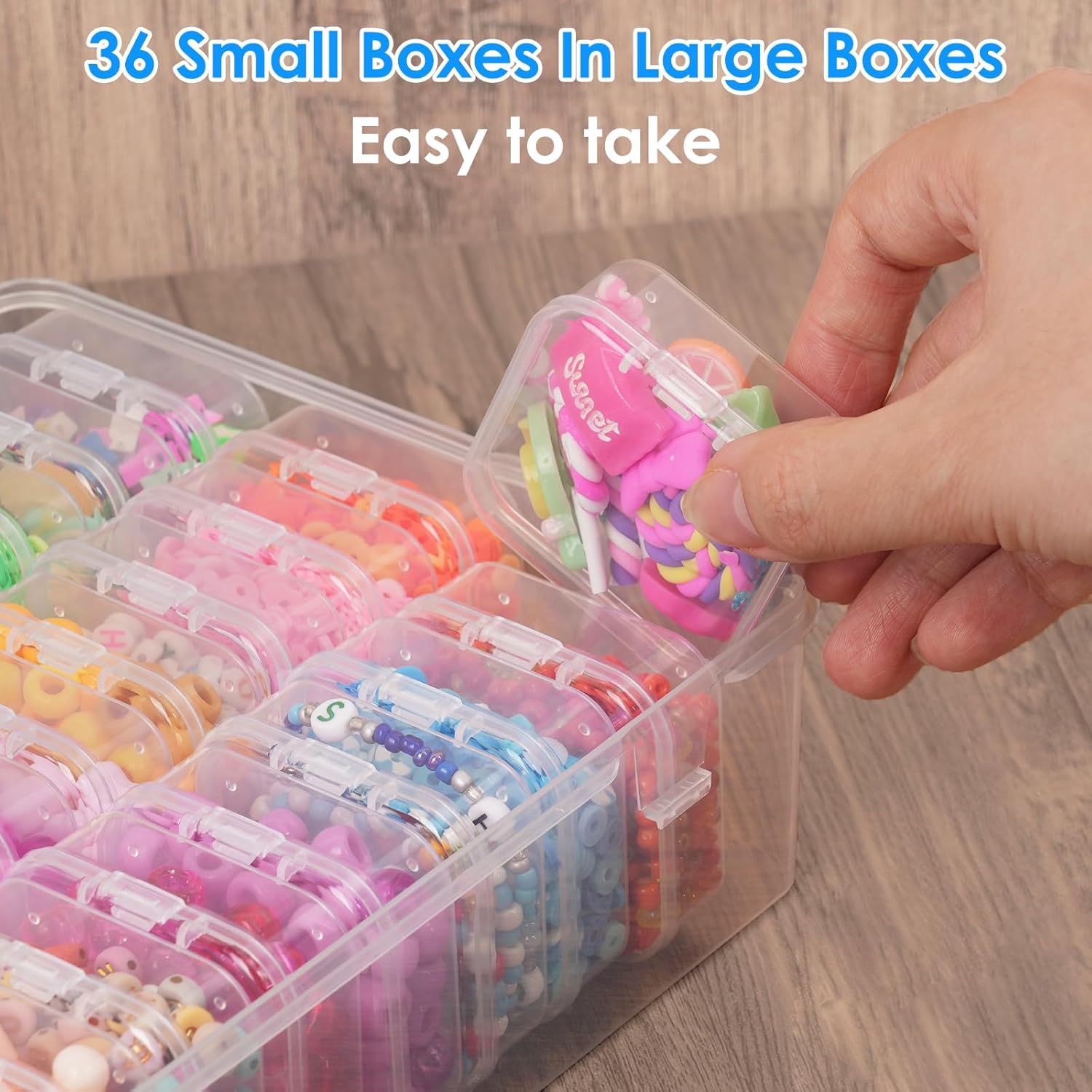Boîte de rangement transparent - Jewelry Making Using Beads avis et prix