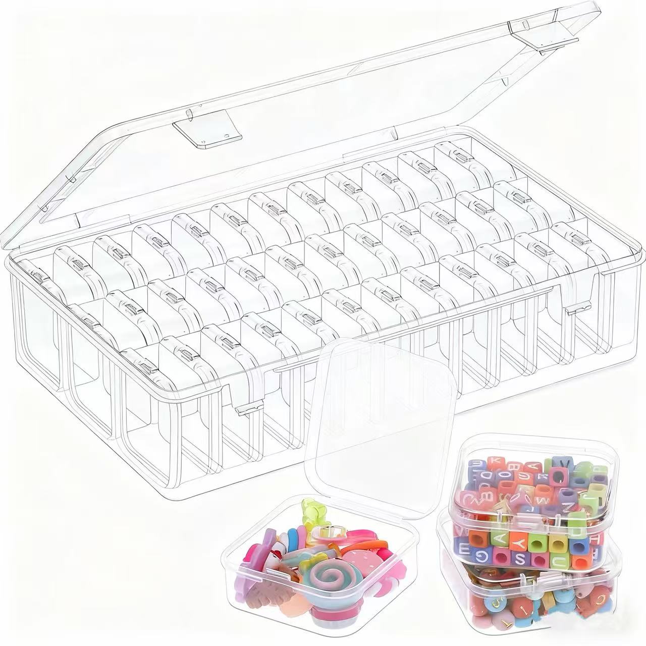 Boîte de rangement transparent - Jewelry Making Using Beads avis et prix