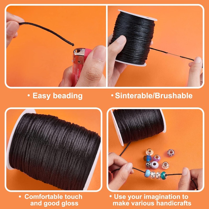 Cordons en satin de rotin pour - Knotting Cord Silk avis et prix
