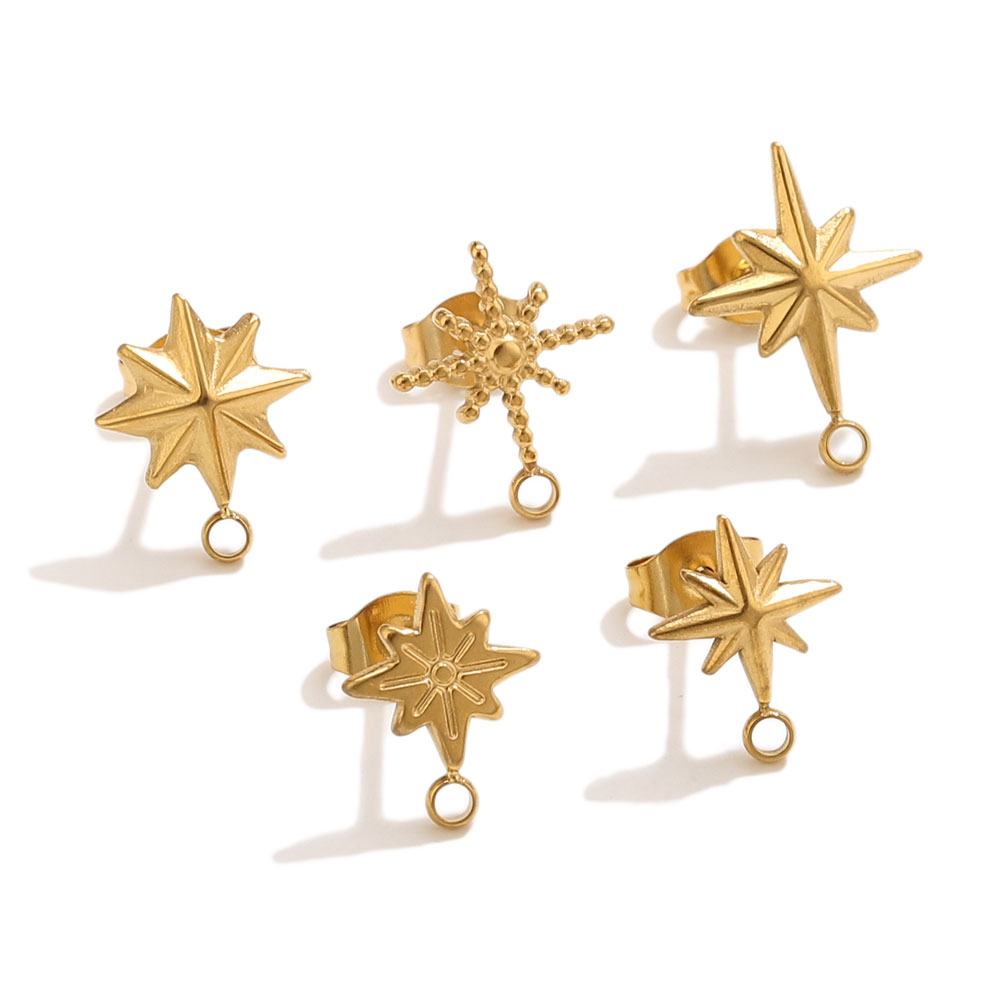 6 pièces Clous d'oreilles étoi - Jewelry Making Tools And Supplies avis et prix