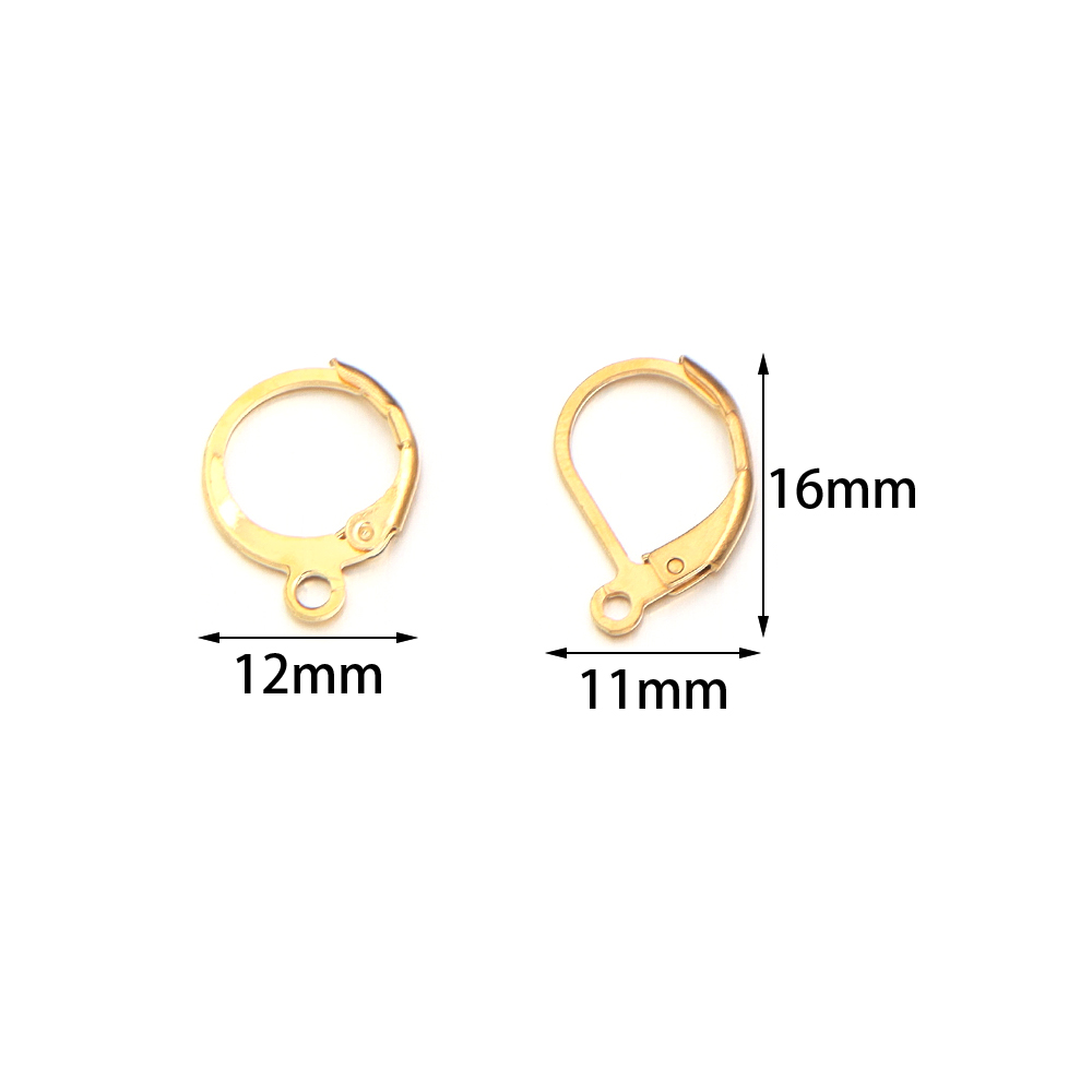 Crochet d'oreille rond en acie - Jewelry Making Factory avis et prix