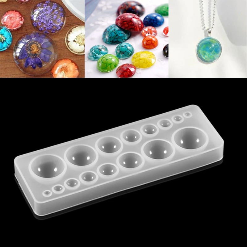 1 moule en silicone demi-sphèr - Jewelry Making Tools And Supplies avis et prix
