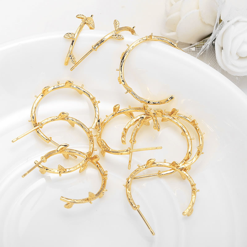 Boucles d'oreilles en laiton d - Jewelry Making Earring Supplies avis et prix