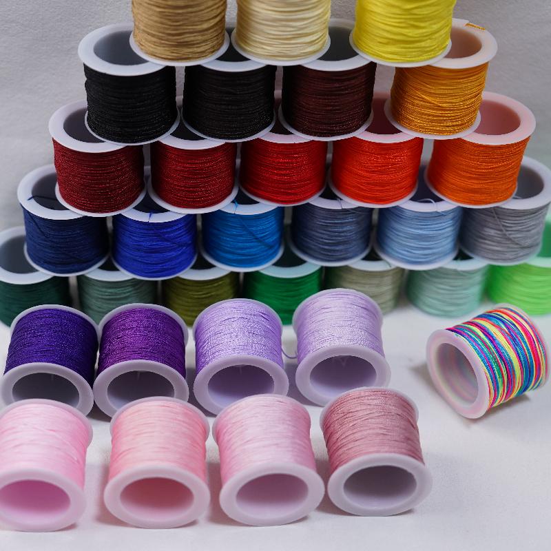 Nouveau 50M 0.8mm artisanat co - Knotting Cord Silk avis et prix