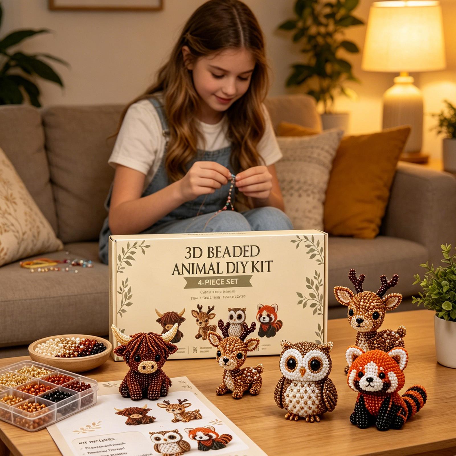 Kit d'animaux perlés en 3D, en - Jewelry Making For Beginners avis et prix