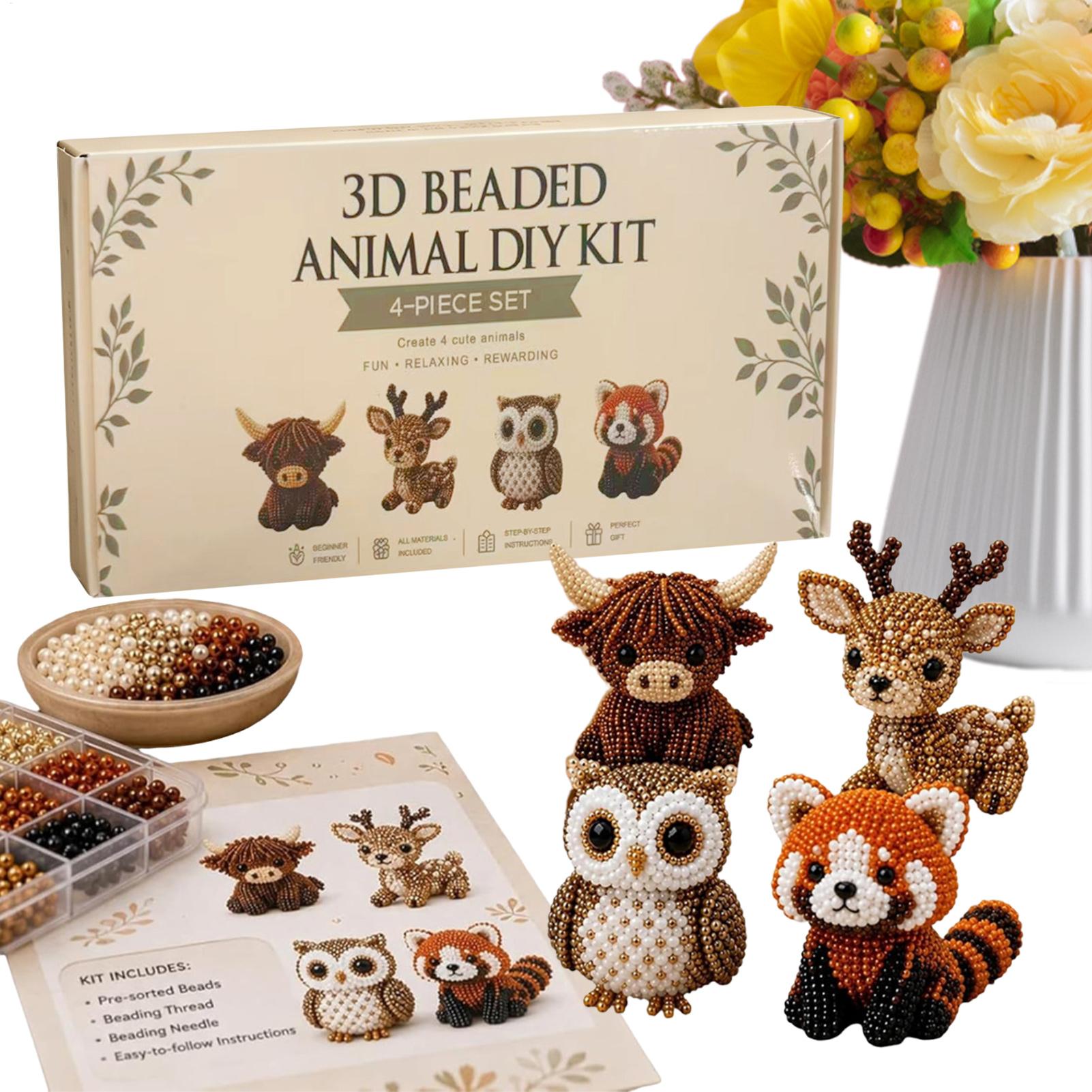 Kit d'animaux perlés en 3D, en - Jewelry Making For Beginners avis et prix