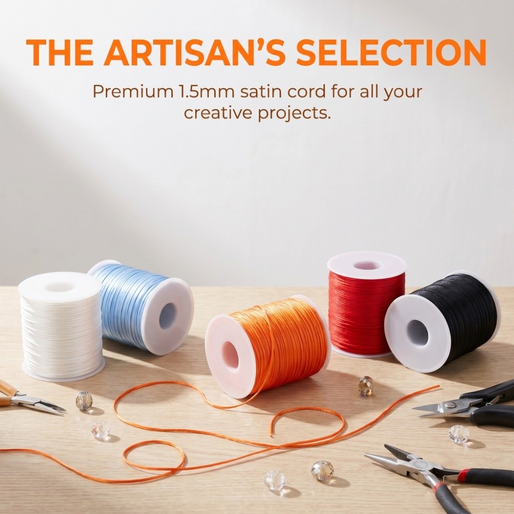 Cordon artisanal de 100 m, 1,5 - Knotting Cord Silk avis et prix
